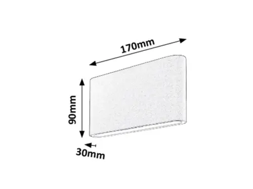 Záhradné svietidlo Rabalux 7952 LED 2x6W 528lm 3000K 230V IP54